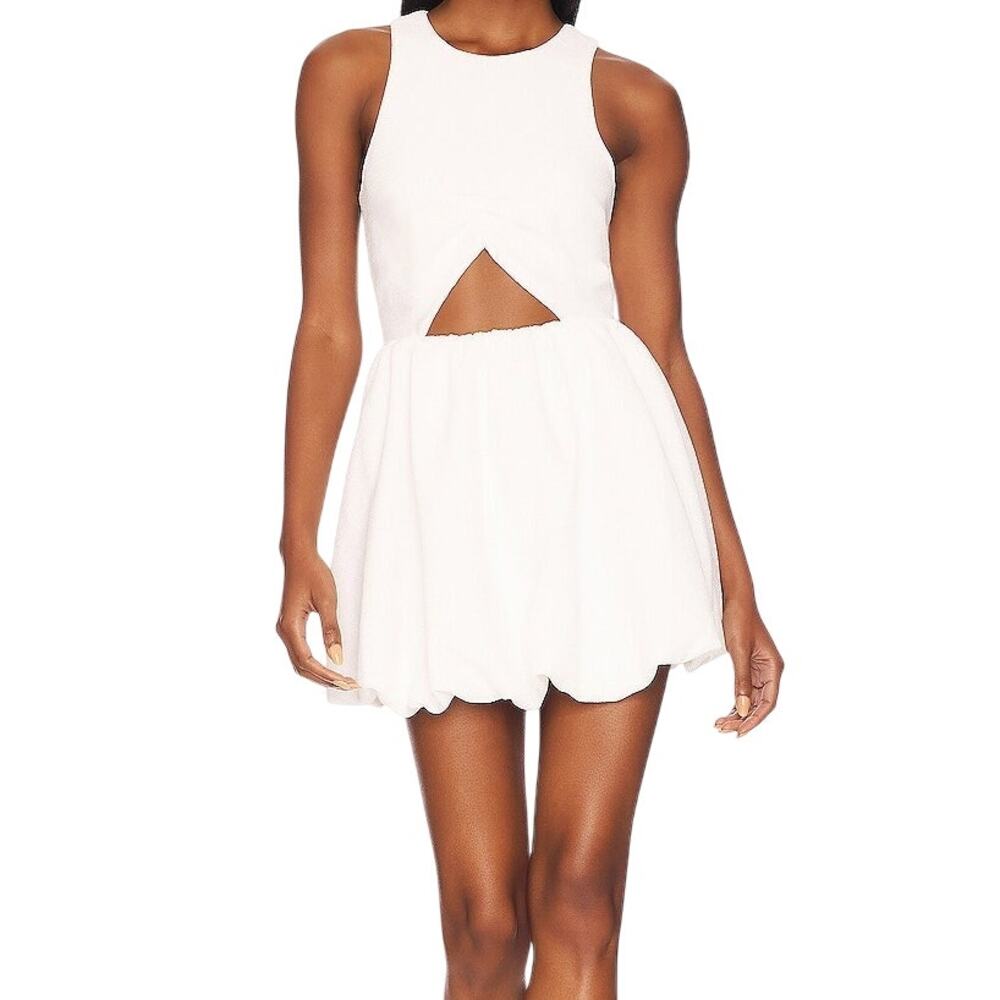 NBD Armelle Mini Dress White Size Large NWT Sold Out